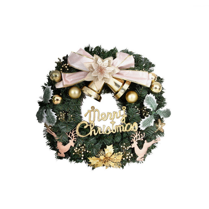 Christmas Wreath 60Cm Garland Flowers Baubles Party Decorations