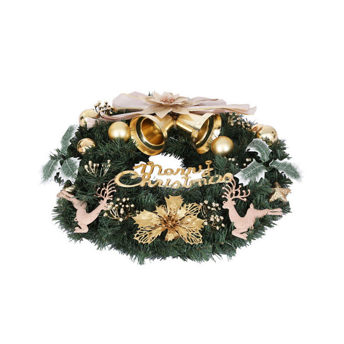 Christmas Wreath 60Cm Garland Flowers Baubles Party Decorations