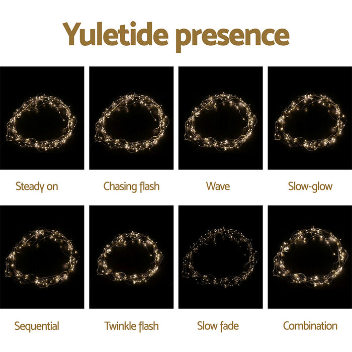 3X3M Christmas Lights Curtain String Light 300 Led Warm White