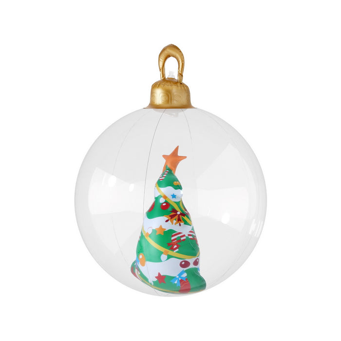 Christmas Inflatable Ball 60Cm Tree Decoration Giant Bauble Clear