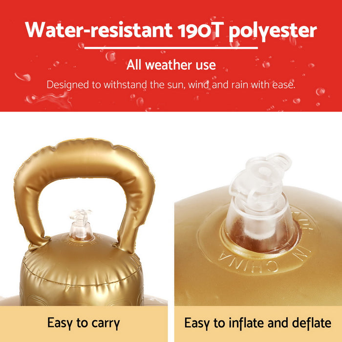 Christmas Inflatable Ball 60Cm Tree Decoration Giant Bauble Clear