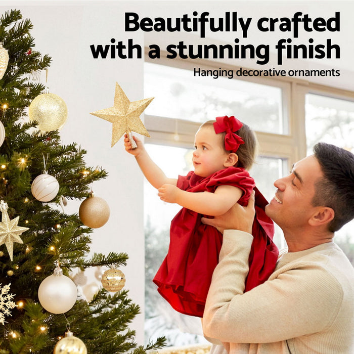 125Pcs Christmas Tree Decorations Set Baubles Ornaments Party