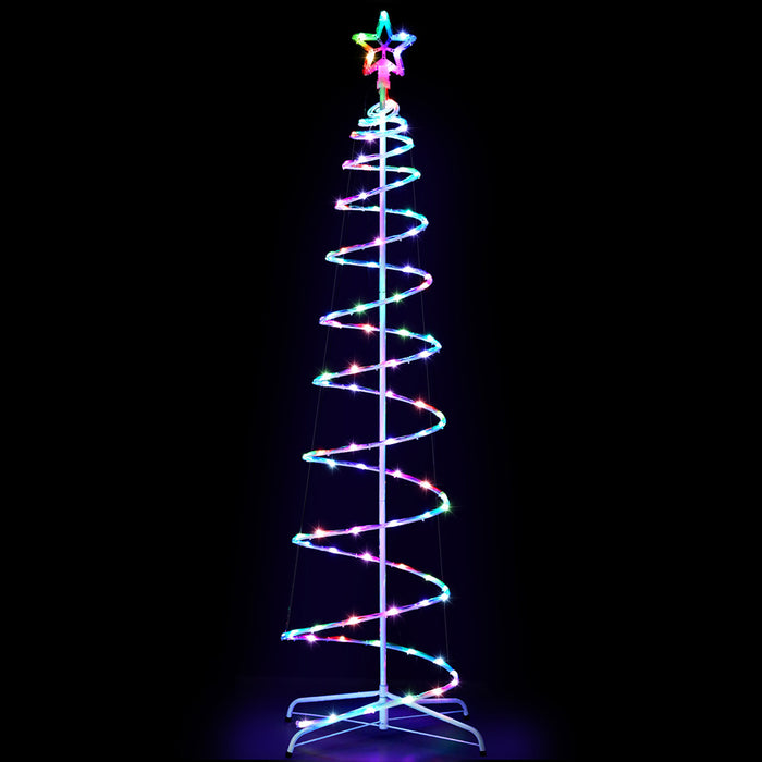 Christmas Tree 1.8M 100 Rgb Led Rope Lights Xmas Trees Decoration