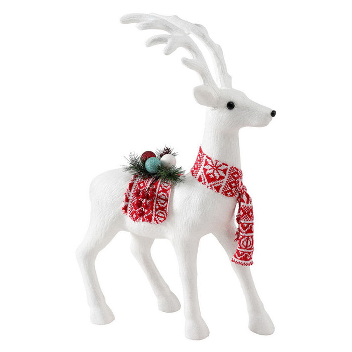 Christmas Reindeer 60Cm Glitter Deer Ornaments Party Decorations