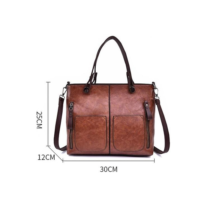 Stylish Brown Pu Shoulder Bag For Women