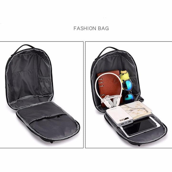 Versatile Oxford Shoulder Bag With Earphone & Usb