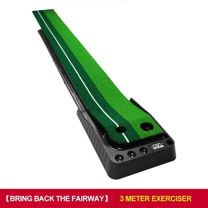 3M Golf Indoor Swing Grip Putting Trainer Practice Pace With Automatic Return Fairways
