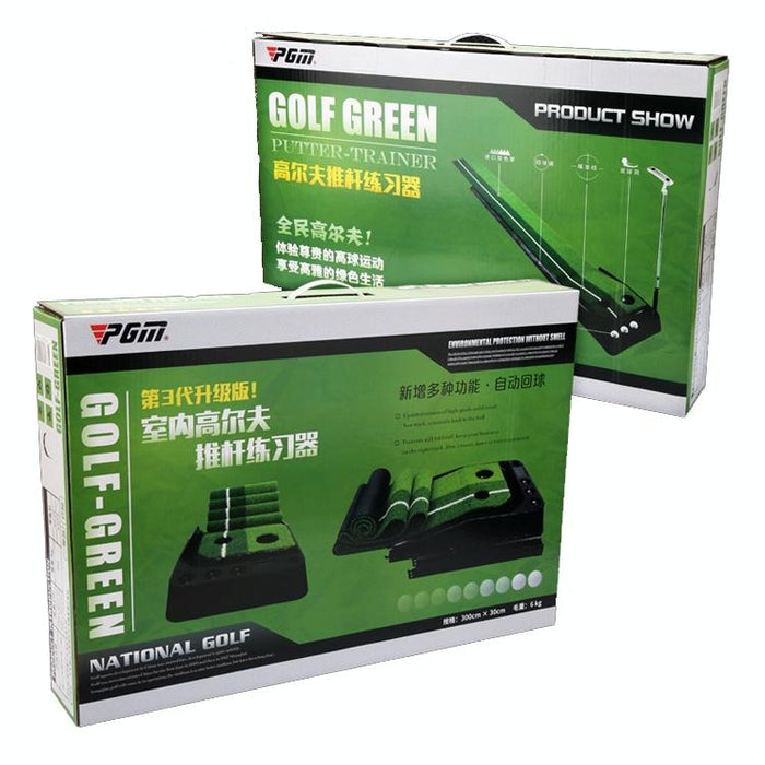 3M Golf Indoor Swing Grip Putting Trainer Practice Pace With Automatic Return Fairways