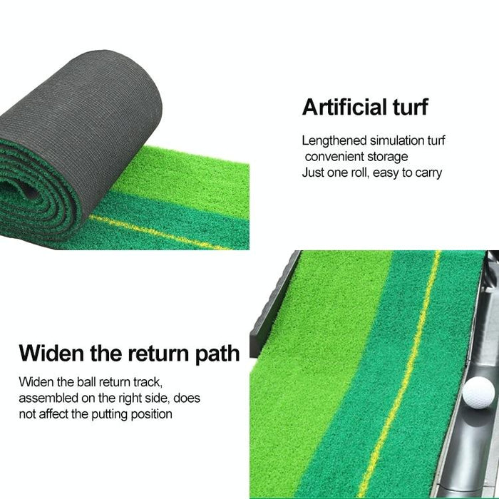 3M Golf Indoor Swing Grip Putting Trainer Practice Pace With Automatic Return Fairways