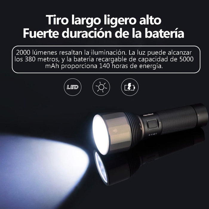 Waterproof Rechargeable Flashlight Ipx7