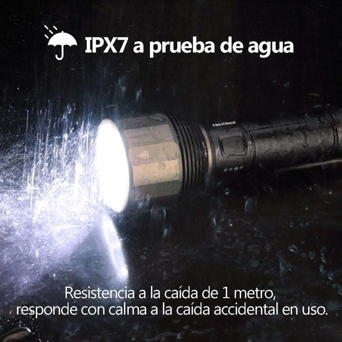 Waterproof Rechargeable Flashlight Ipx7