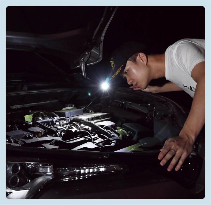 Cob Headlight For Camping & Biking 170Lm Rotatable Antibacterial Belt