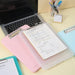 A4 File Storage Box With Writing Board Folder Clip