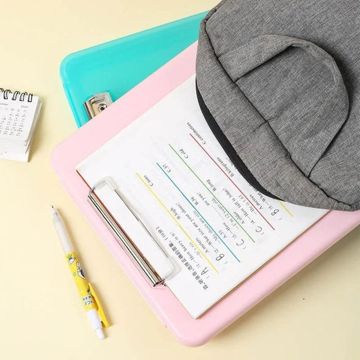 A4 File Storage Box With Writing Board Folder Clip