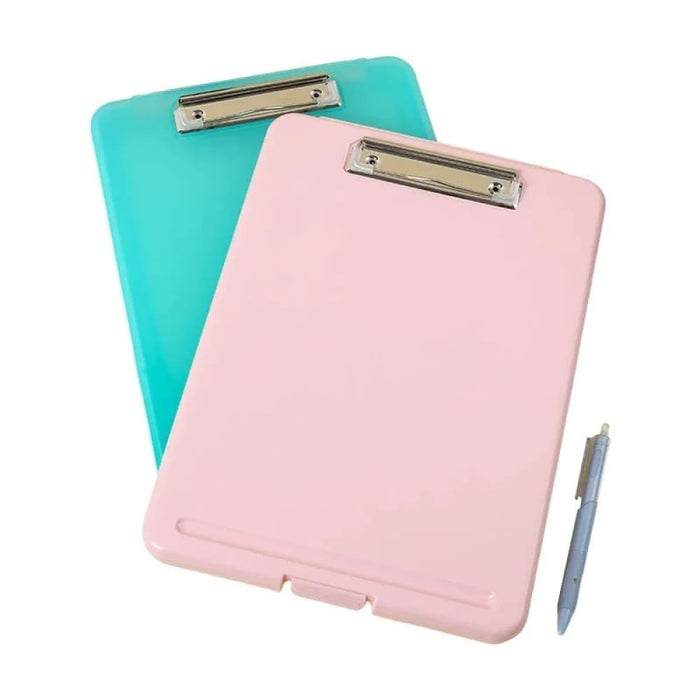 A4 File Storage Box With Writing Board Folder Clip