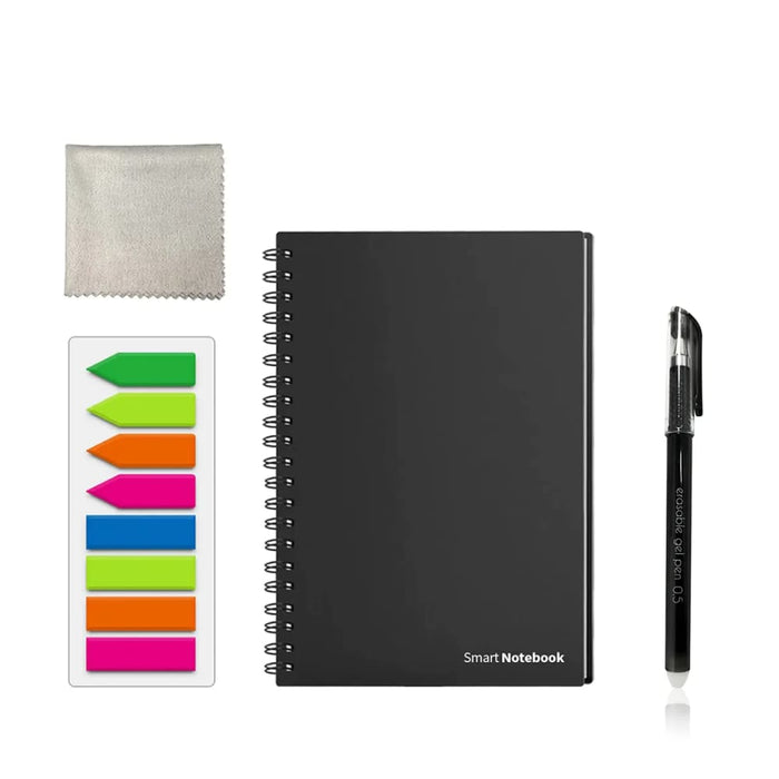 A6 Smart Notebook with Erasable Pen Wipe Sketch Cloud