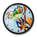 Abstract Frog Wearing Sunglasses Funny Anime Wall Clock