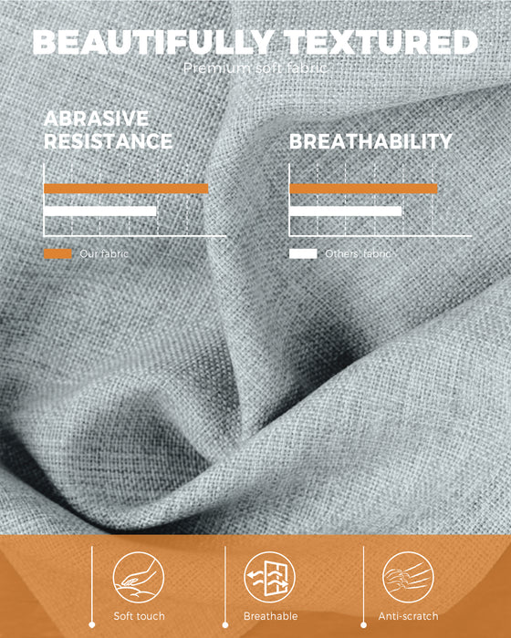 Armchair Lounge Sofa Chair Fabric Accent Chairs Armchairs Couches Grey