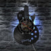 Acoustic Guitar Wall Art Led Vinyl Record Clock Musical