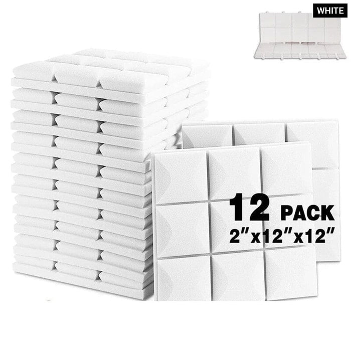 Acoustic Panels with Self-adhesive 12 Pcs Mushroom Studio