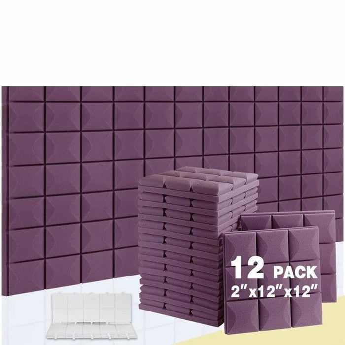 Acoustic Panels with Self-adhesive 12 Pcs Mushroom Studio
