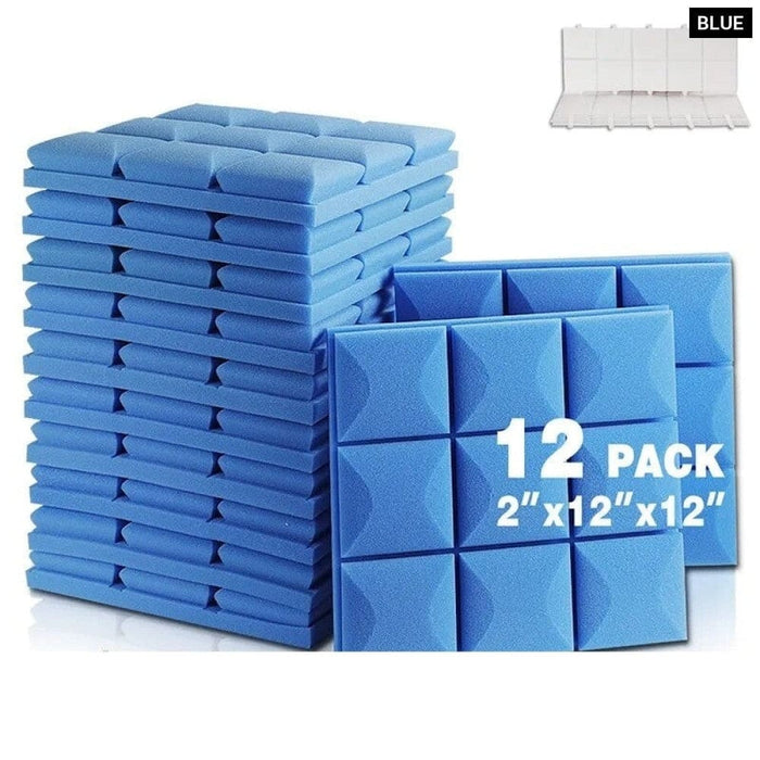 Acoustic Panels with Self-adhesive 12 Pcs Mushroom Studio