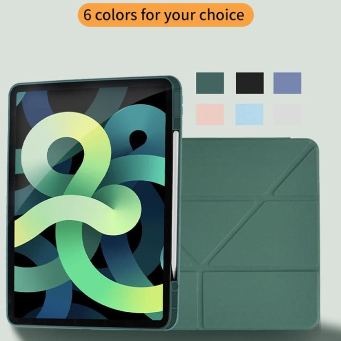 Acrylic 2 In 1 y Fold Smart Leather Tablet Case For Ipad
