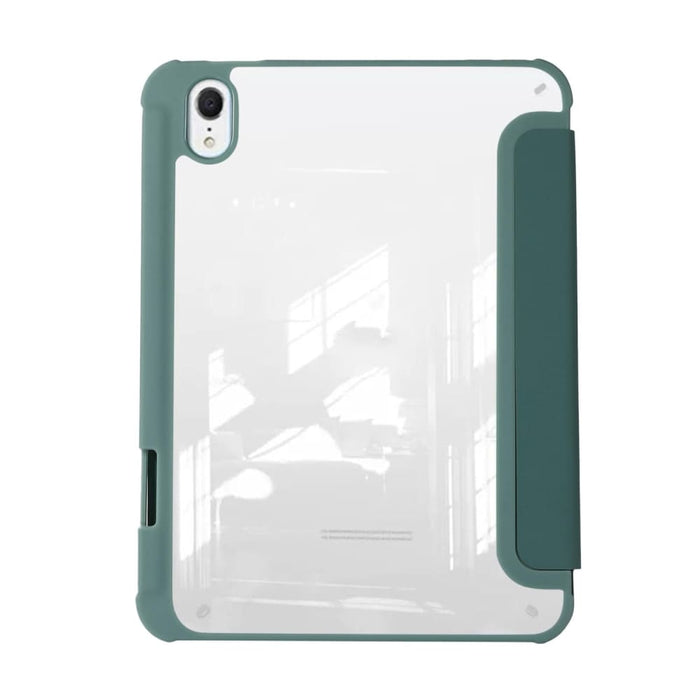 Acrylic 3 Folding Leather Tablet Case For Ipad 10th Gen