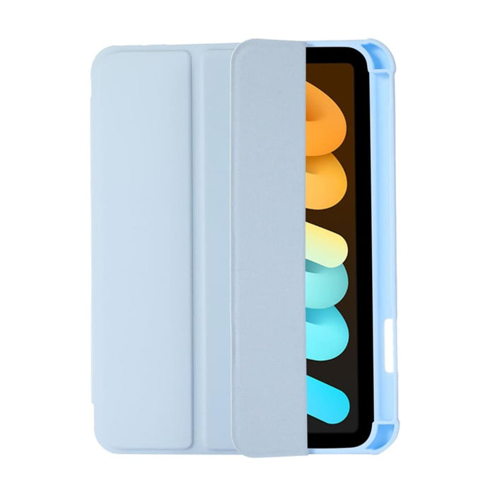 Acrylic 3 Folding Leather Tablet Case For Ipad 10th Gen