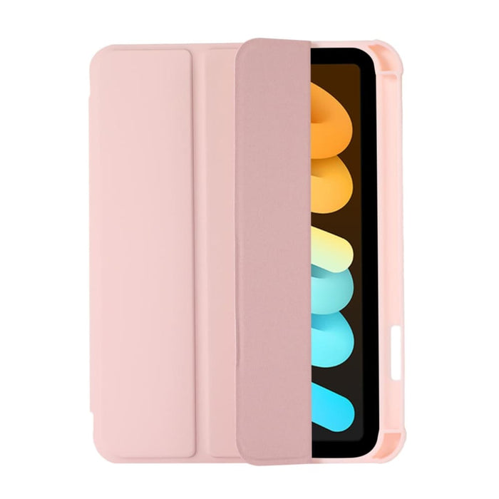 Acrylic 3 Folding Leather Tablet Case For Ipad 10th Gen