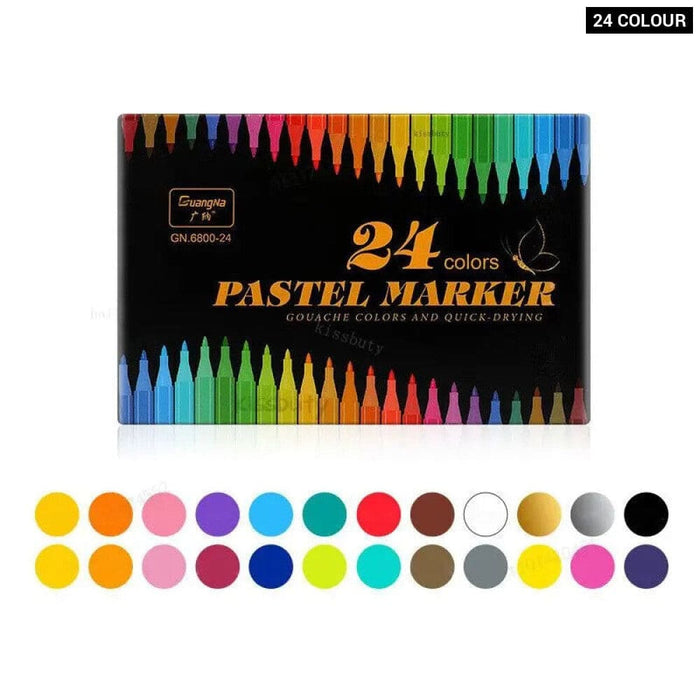 Acrylic Pastel Marker Pens 12 24 36 Colours Graffiti Glass