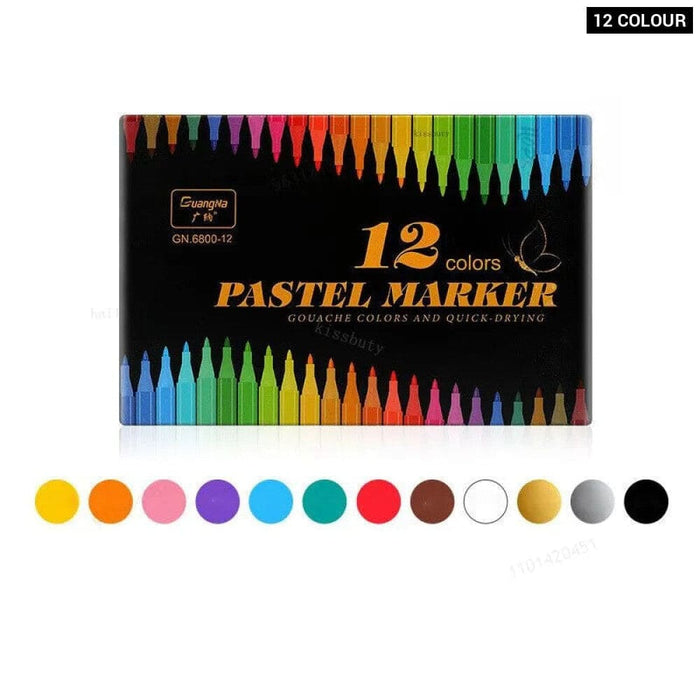 Acrylic Pastel Marker Pens 12 24 36 Colours Graffiti Glass