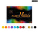Acrylic Pastel Marker Pens 12 24 36 Colours Graffiti Glass