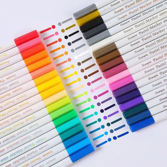 Acrylic Pastel Marker Pens 12 24 36 Colours Graffiti Glass