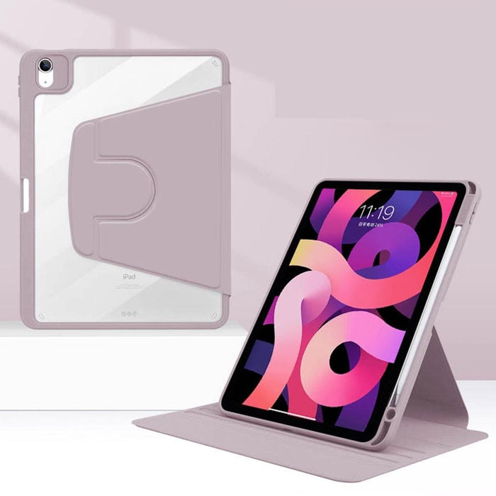 Acrylic Rotating Leather Tablet Case For Ipad 10th Gen 10.9