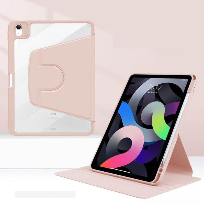 Acrylic Rotating Leather Tablet Case For Ipad 10th Gen 10.9