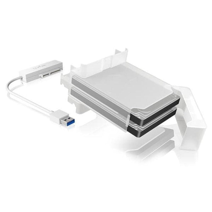 Icy Box Adapter And Enclosure For 2x 2.5’ Sata Hdds Ssds