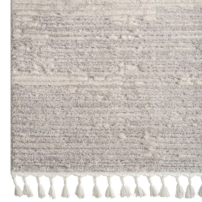 Addie Soft Pile Rug Light Grey 200x290