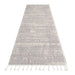 Addie Soft Pile Rug Light Grey 80x300