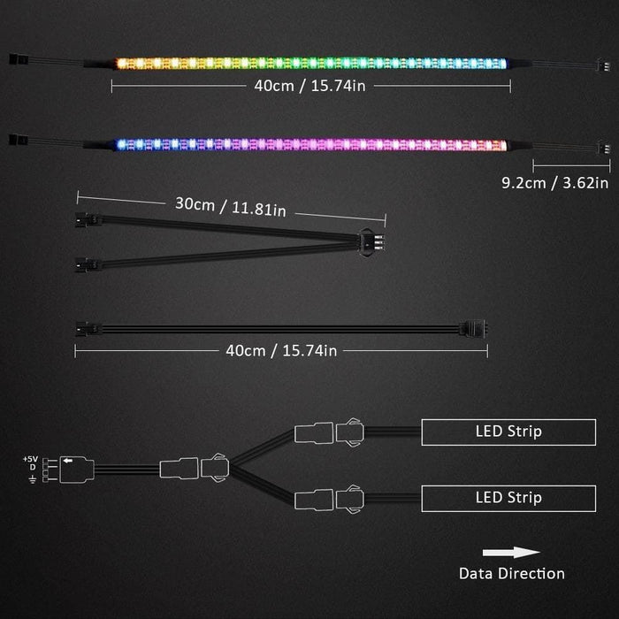Addressable Digital Light Strip For Pc Asus Aura Sync Msi