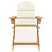 Adirondack Garden Chair With Footrest Solid Wood Acacia