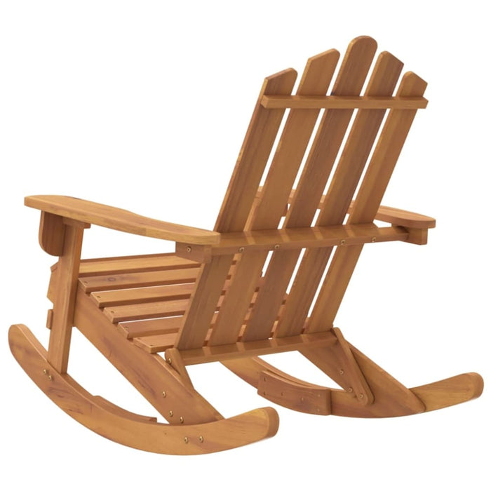 Adirondack Rocking Chair Solid Wood Acacia Tlbbtp