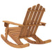 Adirondack Rocking Chair Solid Wood Acacia Tlbbtp