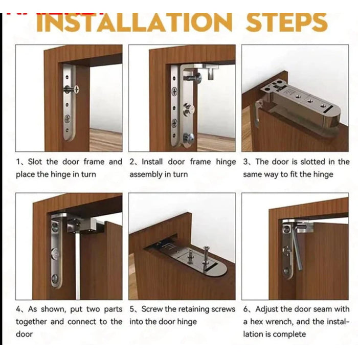 Adjustable 3d Hidden Door Hinges For Furniture