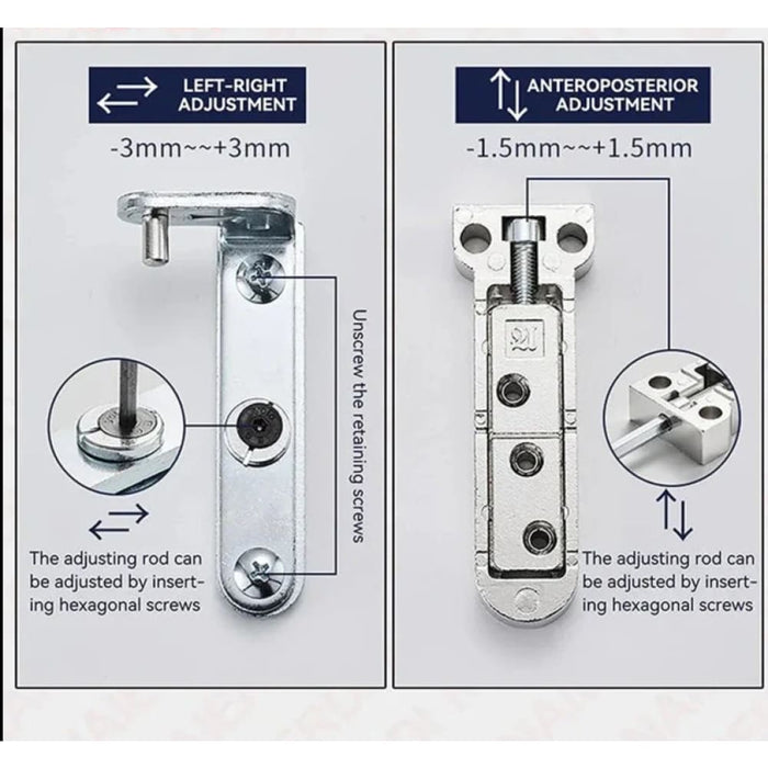 Adjustable 3d Hidden Door Hinges For Furniture