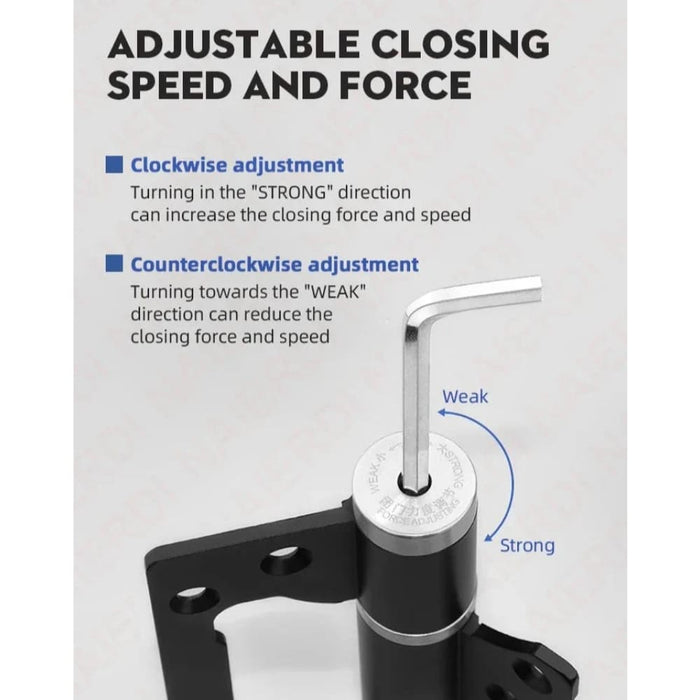 Adjustable 5 Hydraulic Door Hinges Pack Of 2