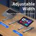 Adjustable Aluminum Cooling Pad Laptop Stand for Macbook