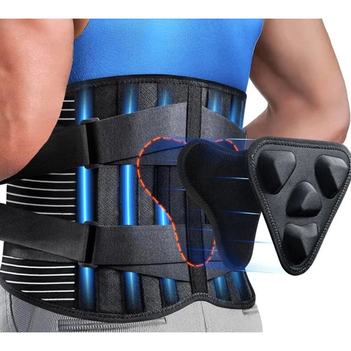 Adjustable Back Brace For Lower Pain Relief With 3d Lumbar