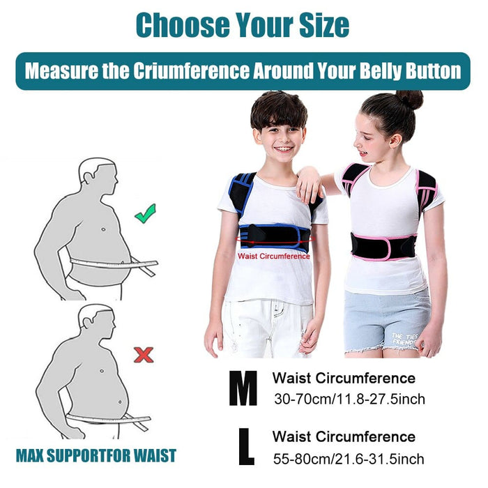 Adjustable Back Posture Corrector Straightener Brace