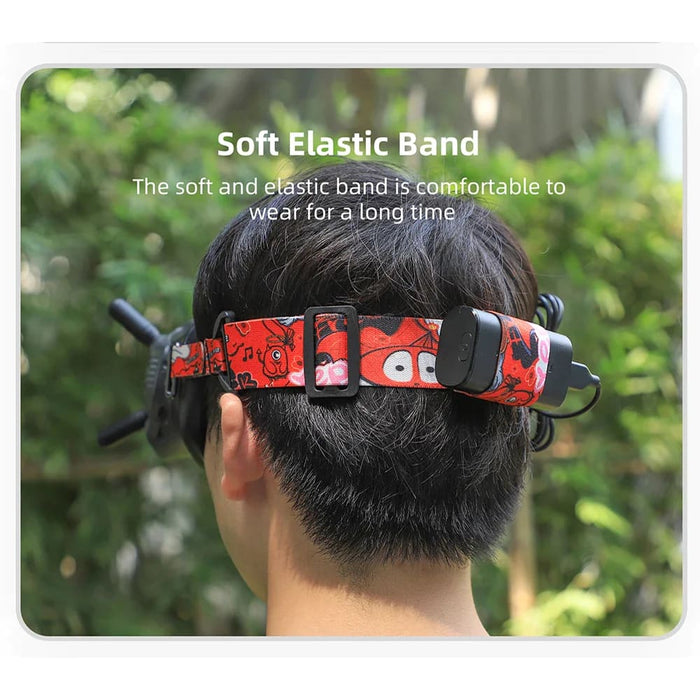 Adjustable Battery Strap for Googles 2 Colourful Headband